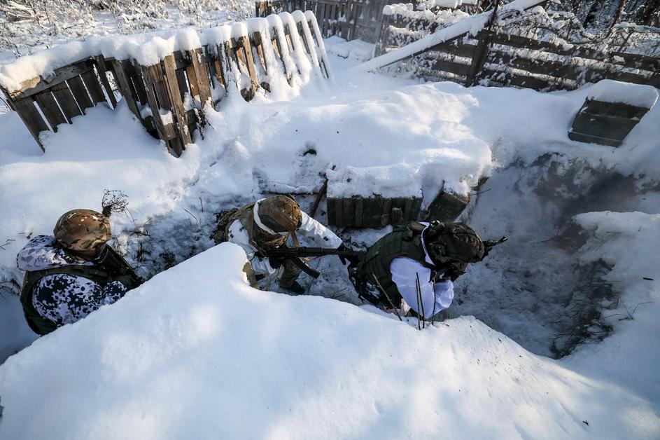 Sabotage and reconnaissance team training in Lugansk People's Republic, Russia