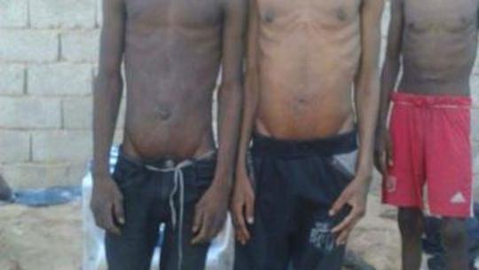 Zatočeni migranti u Libiji