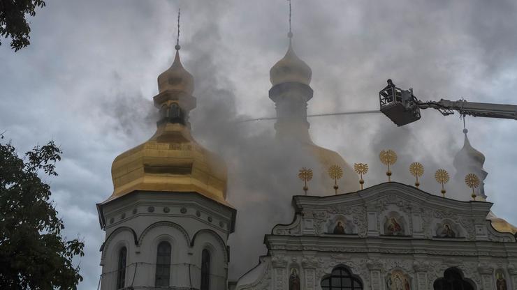Russia Strikes A UNESCO World Heritage Orthodox Monastery In Kyiv, Ukraine - 15 Jun 2026