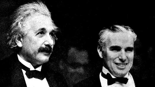 Albert Einstein i Charlie Chaplin