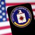 FILE PHOTO: Illustration shows CIA (Central Intelligence Agency) logo and U.S. flag