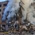 Russian drone and missile strike in Kyiv
