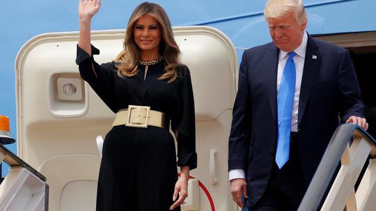 Melania Trump i Donald Trump u Saudijskoj Arabiji