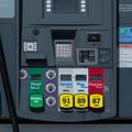 FILE PHOTO: Price of gasoline shown on pumps in California