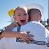 The US Navy Nimitz-class aircraft carrier USS Abraham Lincoln returns home following an extended deployment in the Middle East at Naval Base Coronado in San Diego