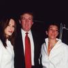 EXCLUSIVE: Donald Trump And Melania Trump Pose With Ghislaine Maxwell At Anand Jon Fashion Show On September 18, 2000 In New York City.
