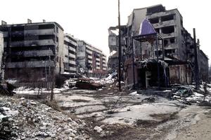 Sarajevo, Grbavica, u ratu
