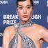 SANTA MONICA, LOS ANGELES, CALIFORNIA, USA - APRIL 05: American singer-songwriter Katy Perry wearing Gaurav Gupta SS24 Couture arrives at the 11th Breakthrough Prize Ceremony held at the Barker Hangar on April 5, 2025 in Santa Monica, Los Angeles, Califor