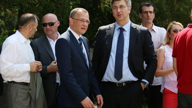 Zlatko Hasanbegović i Andrej Plenković