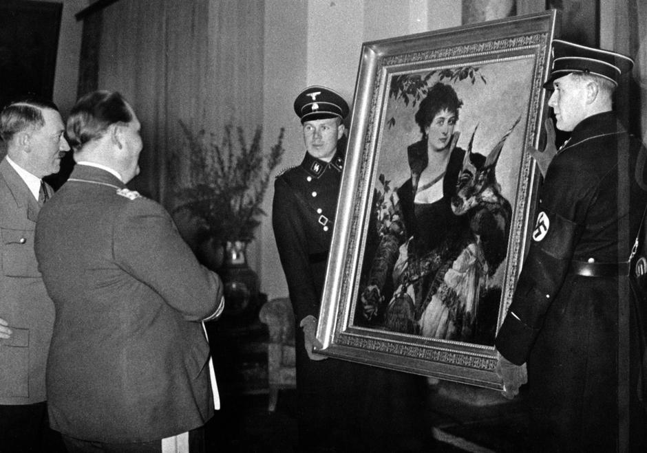 Adolf Hitler on Hermann Goering's birthday, 1938 | Author: 