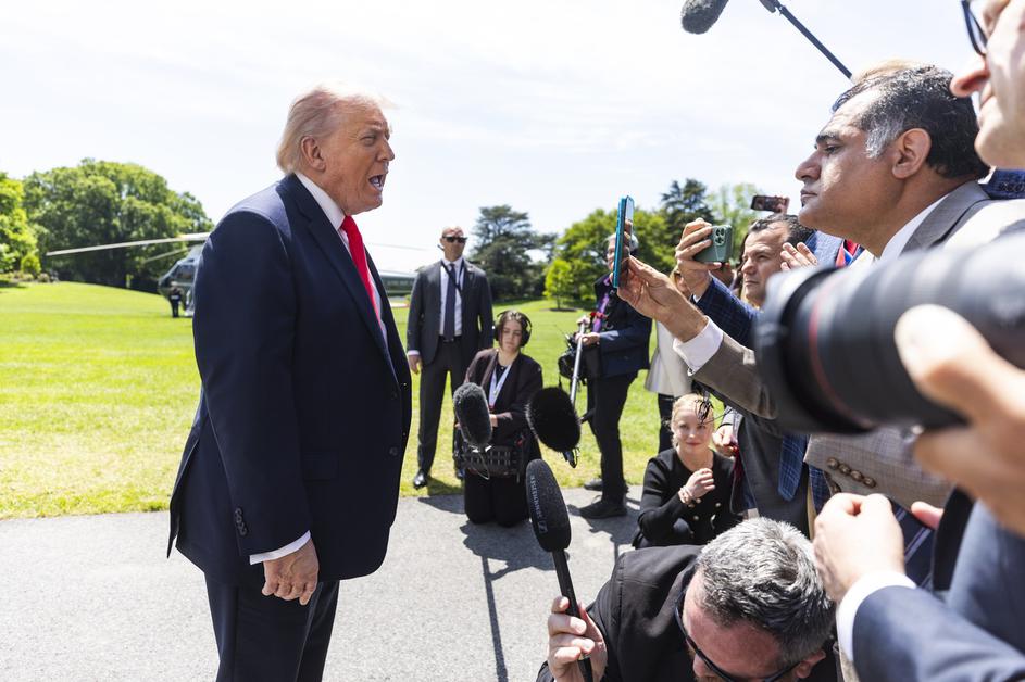 President Donald Trump Departs The White House