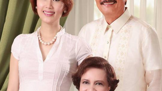 Geraldine Roman s obitelji