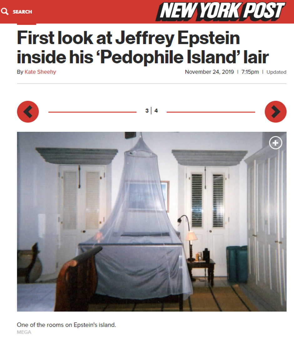 Jeffrey Epstein | Author: Screenshot/NY Post