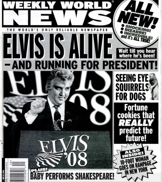 Elvis Presley kandidat za predsjednika