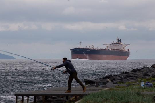Istanbul Turkey Tanker Traffic