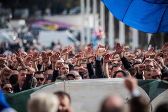 Split: Torcida na Rivi održala prosvjed