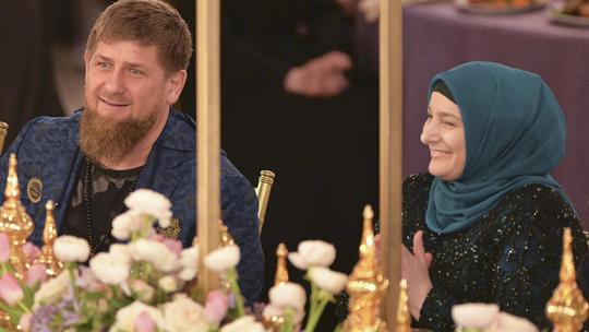 Ramzan Kadirov sa suprugom