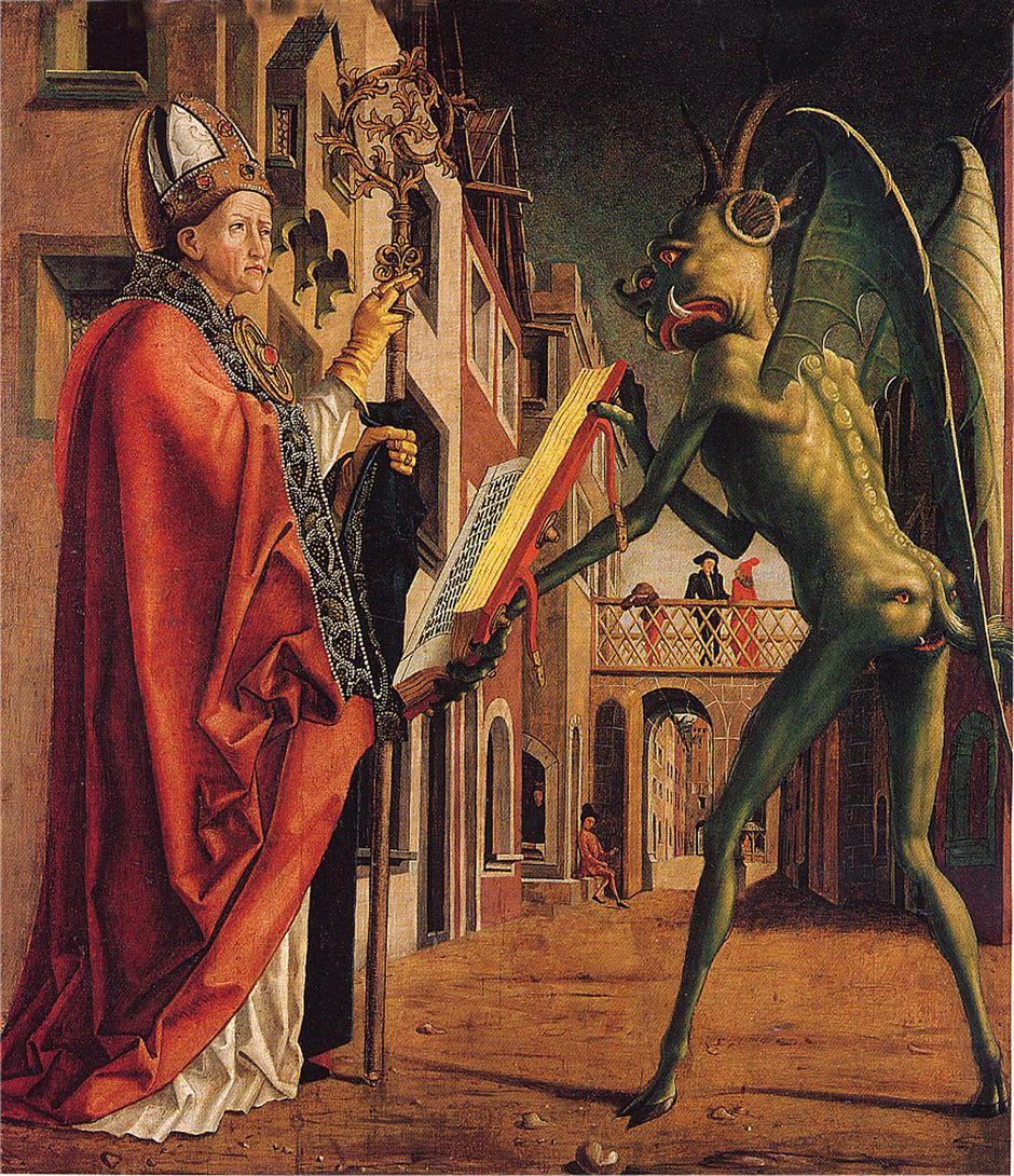 Biskup i vrag | Author: public domain