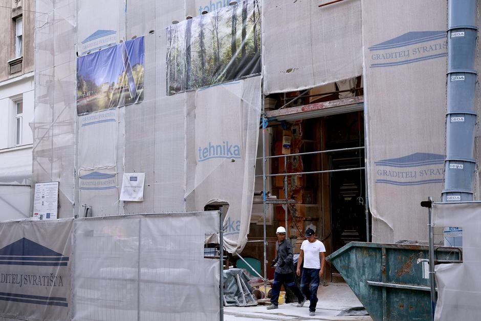 Zagreb:  Neobična izložba na skelama  | Author: Patrik Macek/PIXSELL