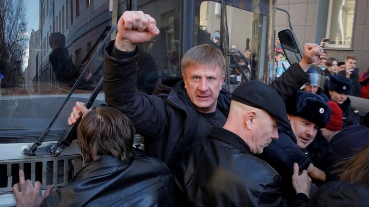 Prosvjedi u Moskvi 26. 03. 2017. na kojima je uhićen Aleksej Navalni, vođa opozicije