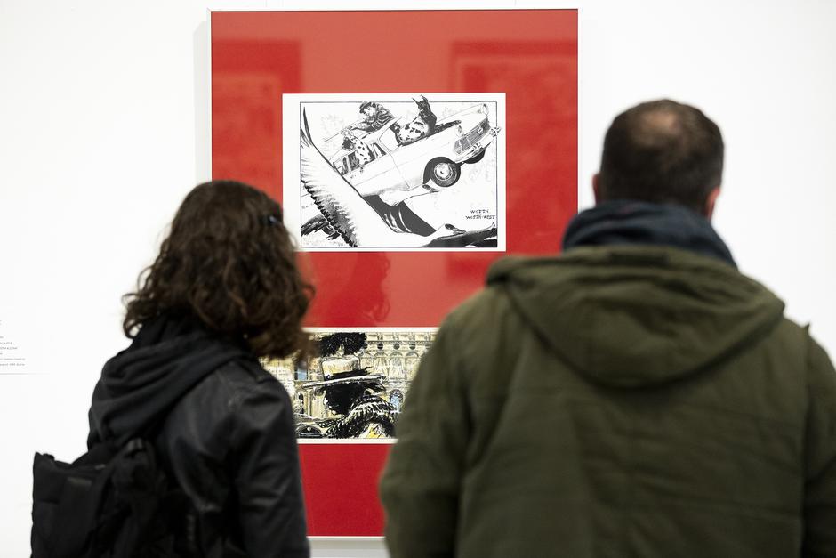 Izložba legende hrvatskog stripa Alema Ćurina | Author: Milan Sabic/PIXSELL