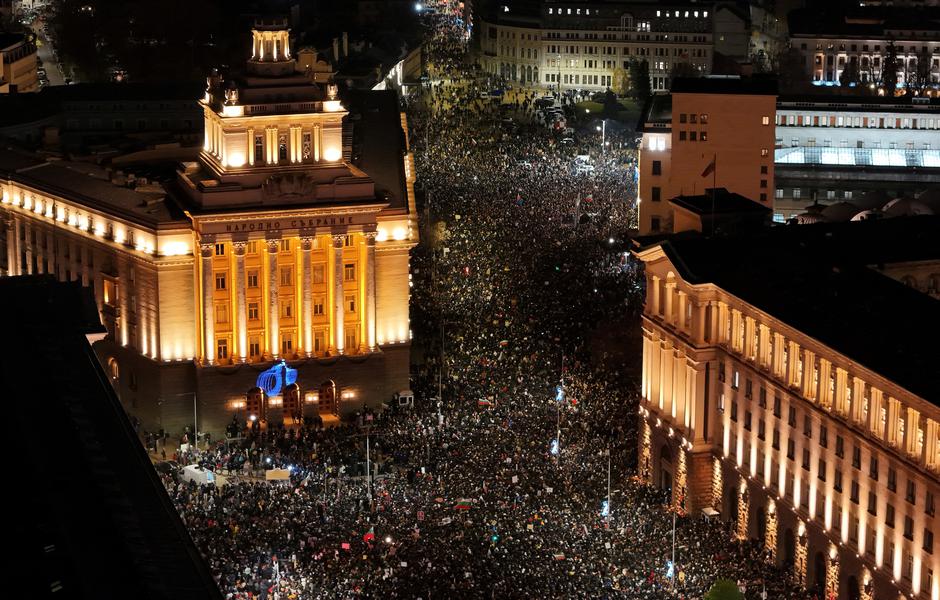 Bulgaria's opposition protests state budget, in Sofia | Author: SPASIAYANA SERGIEVA/REUTERS