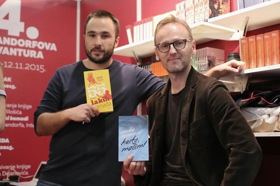 Druženje s autorom knjige Karte, molim!, Markom Dejanovićem na Interliberu