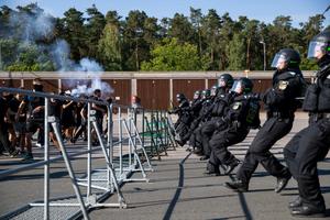 Policija na obuci za demonstracije