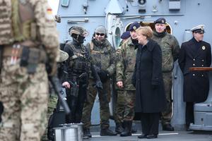 Angela Merkel u posjetu mornarici