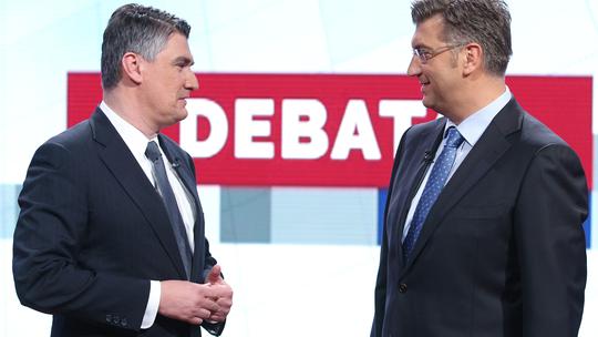 Andrej Plenković i Zoran Milanović