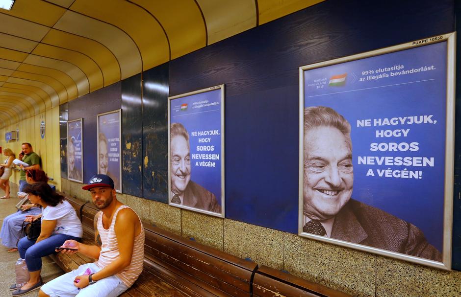 Kampanja protiv Georgea Sorosa u Mađarskoj | Author: LASZLO BALOGH/REUTERS/PIXSELL
