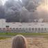 Smoke billows from a Wildberries warehouse, in Ryazan region