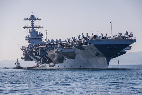 Posjetili smo američki nosač zrakoplova USS Gerald R. Ford koji je u jutarnjim satima stigao u Split