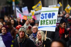 Brexit Betrayal marš u organizaciji Ukip-a u centru Londona