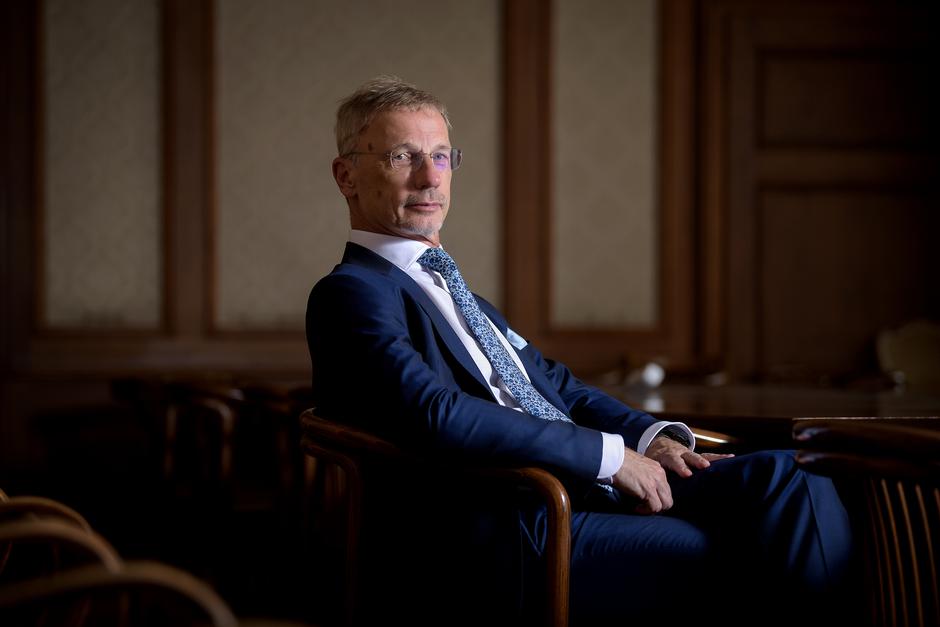 Zagreb: Guverner Hrvatske narodne banke Boris Vujčić | Author: Sandra Simunovic/PIXSELL