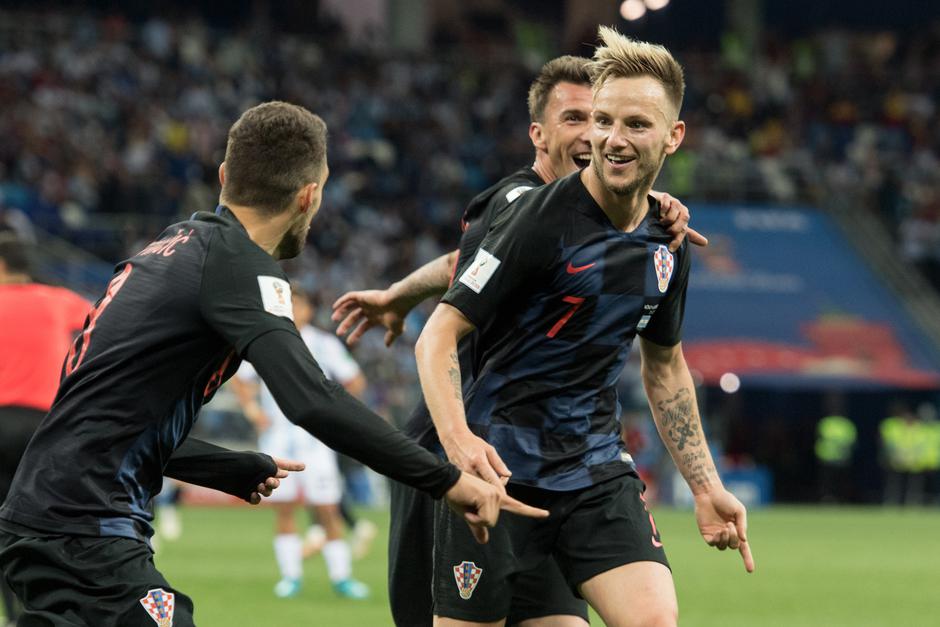 Ivan Rakitić slavi gol na utakmici sa Argentinom | Author: Elmar Kremser/DPA/PIXSELL