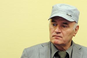 Ratko Mladić na suđenju u Haagu