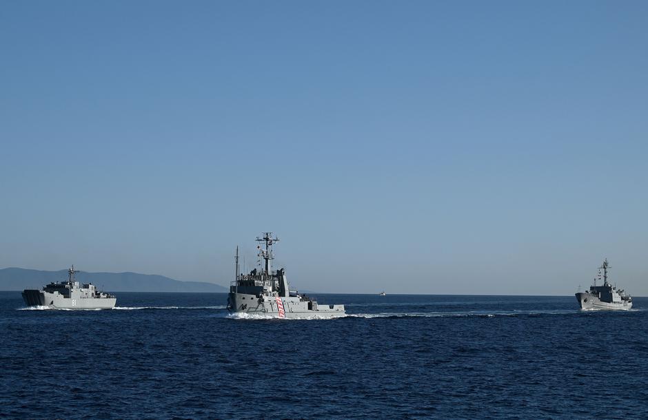 Split: Hrvatska ratna mornarica izvodi vježbu za vojni mimohod | Author: Marko Lukunic/PIXSELL