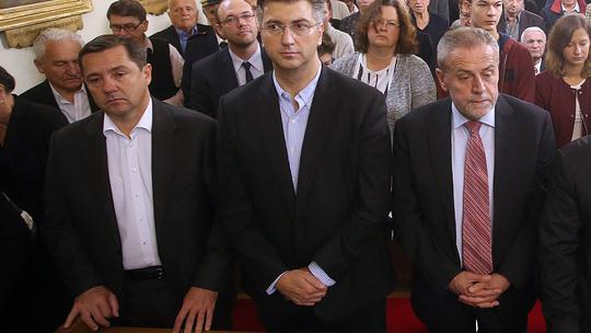 Andrej Plenković i Milan Bandić