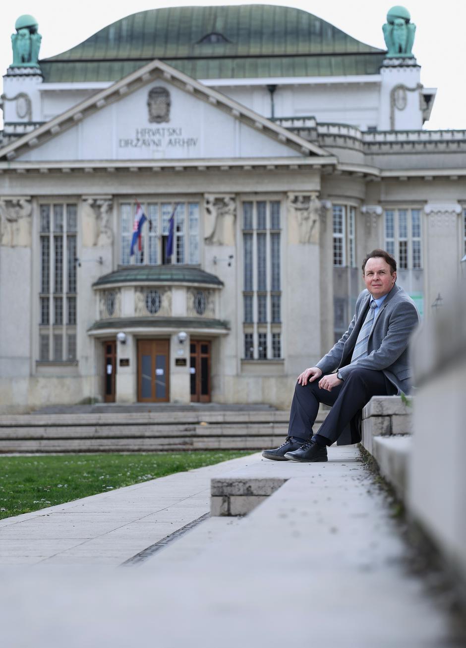 24SATA Zagreb: Povjesničar Željko Karaula  | Author: Emica Elvedji/PIXSELL