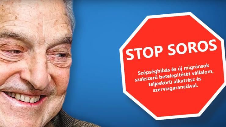 Orban plakati o Sorosu