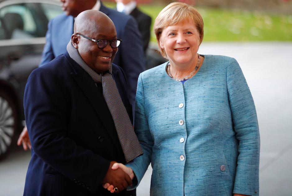 Angela Merkel i predsjednik Gane Akufo-Addo | Author: Hannibal Hanschke/DPA/PIXSELL