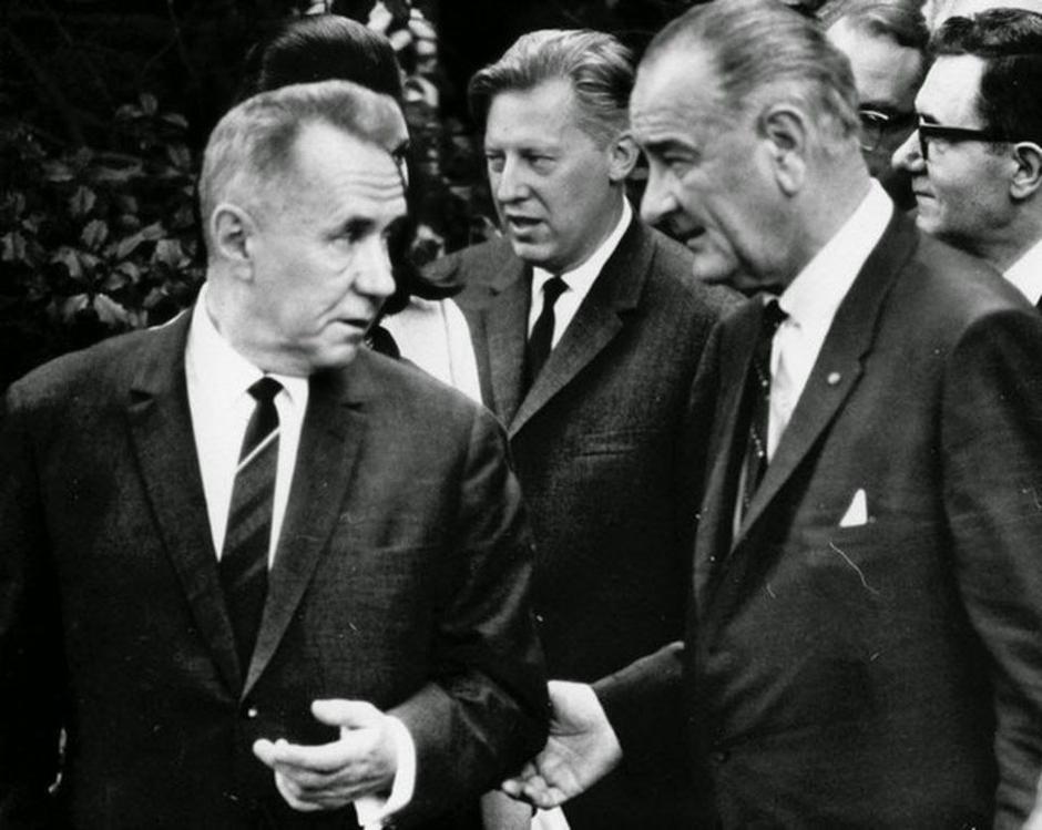 Andrei Kosigin i Lyndon Johnson | Author: Pinterest