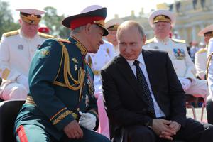 Vladimir Putin i ministar obrane Sergej Šojgu