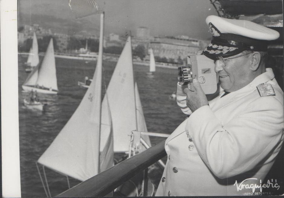 Tito na brodu Galeb | Author: Stevan Kragujević