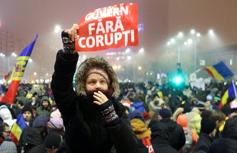 Protesti u Bukureštu | Author: STOYAN NENOV/REUTERS/PIXSELL