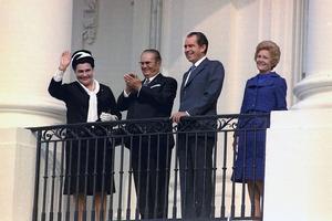 Tito, Jovanka Broz i Nixona