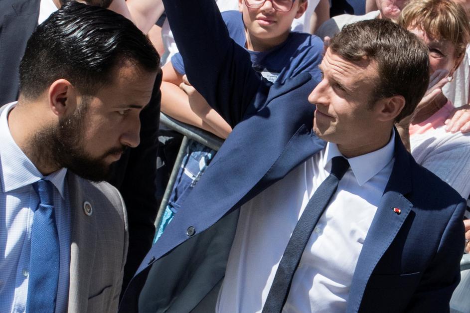 Alexandre Benalla i Emmanuel Macron