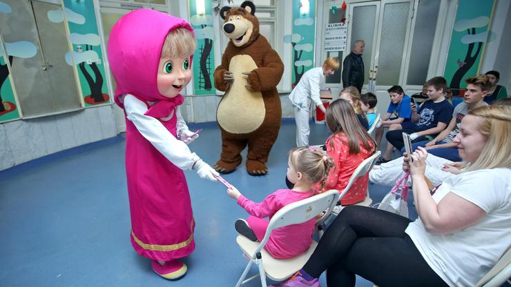 Djeca u Klinici za dječje bolesti u Zagrebu