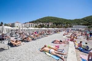 Dubrovnik: Preuređena glavna plaža Sunset beach u uvali Lapad